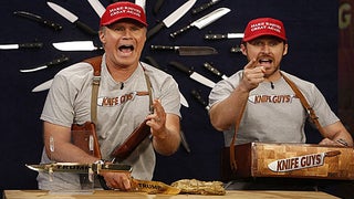 Will Ferrell, Ryan Gosling Return to Jimmy Kimmel as ‘Knife Guys’ (Video)