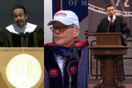 Hollywood Stars Offer Graduation Advice to Class of 2016, From Ryan Seacrest to Oprah (Videos)