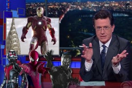 Stephen Colbert Calls Out Marvel ‘Sausage Fest’ (Video)