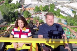 Selena Gomez Turns James Corden’s ‘Carpool Karaoke’ Into ‘Coaster Karaoke’ (Video)