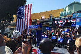 5 Takeaways from Hillary Clinton’s Leimert Park Rally