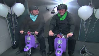 Matt LeBlanc Rides Circles Around James Corden in ‘Bottom Gear’ Scooter Race (Video)