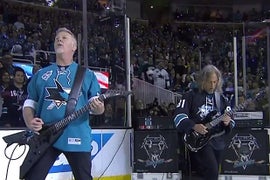 Watch Metallica Totally Shred the National Anthem at Stanley Cup Finals (Video)