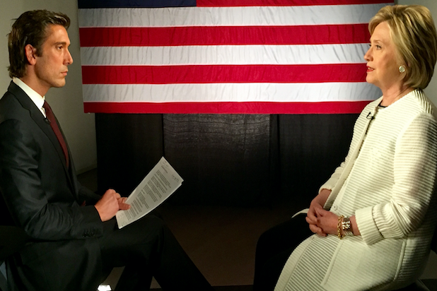 David Muir Hillary Clinton