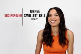 Emmy Quickie: ‘Underground’ Star Jurnee Smollett-Bell on Pool Parties With Her ‘Home Skillets’ (Exclusive Video)