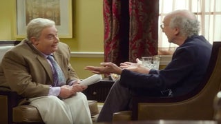 Jiminy Glick Returns to Abuse Larry David in ‘Maya and Marty’ Premiere (Video)