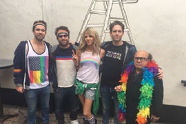 ‘It’s Always Sunny’ Cast Honors Orlando Shooting Victims at LA Pride (Photos)