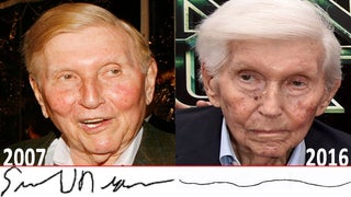 You Won’t Believe How Sumner Redstone’s Signature Has Deteriorated in a Decade