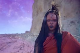 Rihanna Rocks an Alien Face Tattoo in ‘Star Trek’-Inspired ‘Sledgehammer’ Music Video