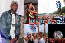 Lollapalooza Scene and Heard: New Chicago Bull Dwayne Wade, First Daughter Malia Obama, Human Hamster Balls (Photos)