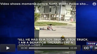 Florida Police Shoot Unarmed Black Man With Hands Up (Video)