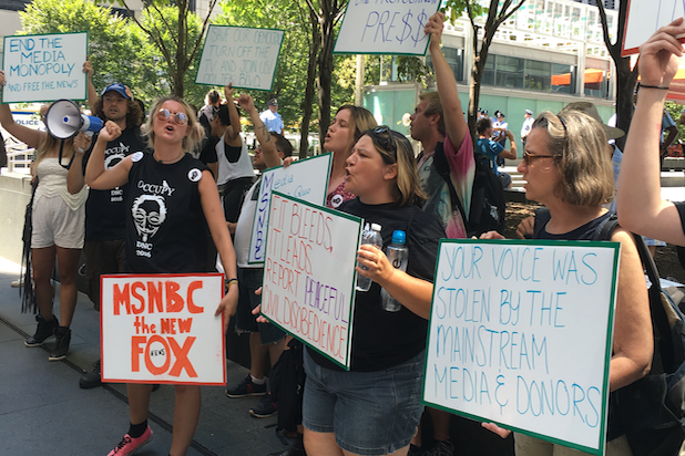 Comcast DNC protest