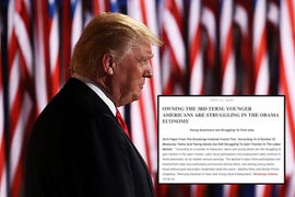 Trump Posts Opposition Research Notes Aimed to Discredit Hillary Clinton on His Own Website