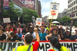 Donald Trump Haters, Supporters Kick off RNC With Dueling Protests