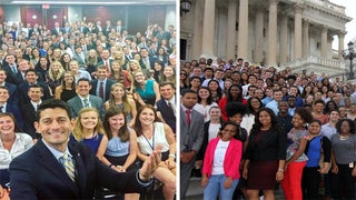 Democratic House Interns Troll Paul Ryan by Demonstrating Their Diversity (Photo)