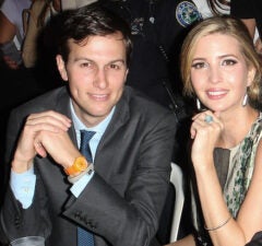 Jared Kushner and Ivanka Trump