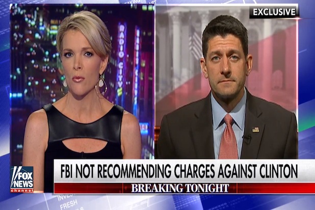 Paul Ryan on Megyn Kelly
