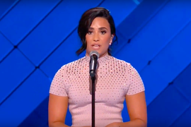Demi Lovato Opens Up About Mental Illness at Democratic Convention (Video)