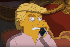 ‘The Simpsons’ Derides Donald Trump, Theorizes Dog Toupée (Video)