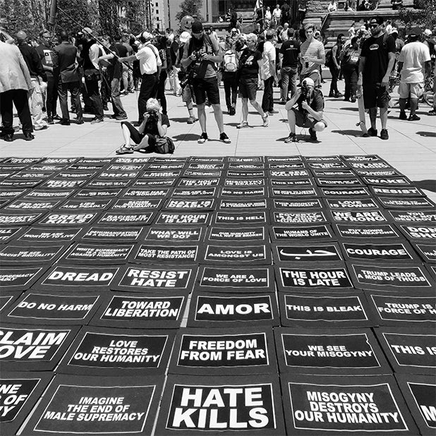 Republican National Convention Silent Protest Signs Republican National Convention Silent Protest Signs