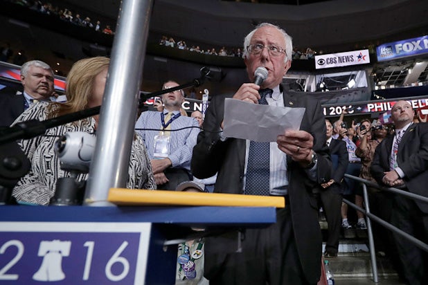 bernie sanders at dnc