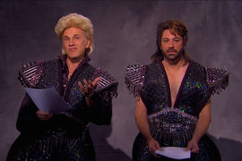 Watch Jimmy Kimmel, Christoph Waltz Tussle at Siegfried and Roy Audition (Video)