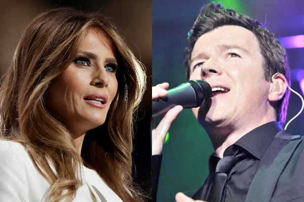 Never Gonna Give You Up Rick Astley BEHIND THE LYRICS Melania said of her  husband, Donald