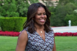 Michelle Obama Mentors Little Girl Who Wants to Be President on ‘All In With Cam Newton’ (Exclusive Video)