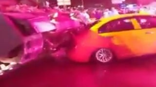 Horrifying Turkey Video Shows Tank Crushing a Car in the Street (Video)