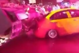 Horrifying Turkey Video Shows Tank Crushing a Car in the Street (Video)
