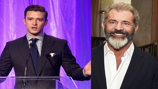 Justin Timberlake, Mel Gibson Help Give Away $2.4 Million of Golden Globes Cash (Photos)