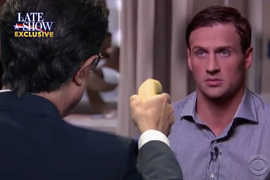 Stephen Colbert Creates the Ryan Lochte Interview We Really Wanted (Video)