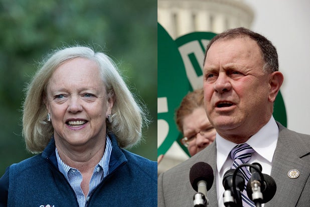 Meg Whitman and Richard Hanna