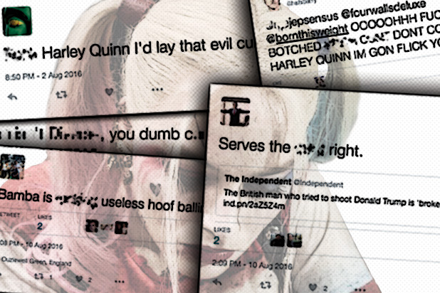 Suicide Squad women film cunt online harass harassment trolls fanboy
