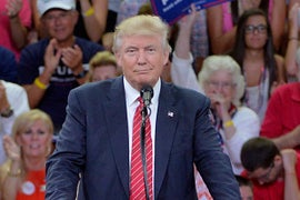 Donald Trump Confronted by Secret Service Over Second Amendment Comment