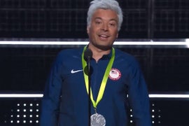 Jimmy Fallon Spoofs Ryan Lochte at MTV Video Music Awards