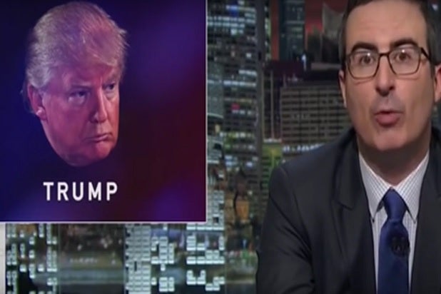 john oliver donald trump drop out