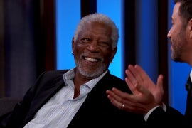 Morgan Freeman Narrates Some Guy Walking Down the Street for Jimmy Kimmel (Video)