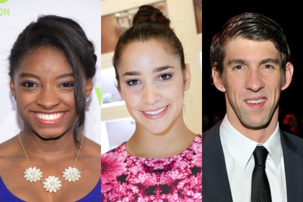 olympics simone biles aly raisman michael phelps