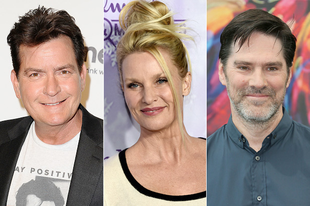tv stars fired sheen, sheridan, gibson