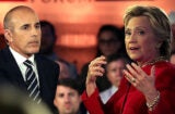 Matt Lauer Hillary Clinton town hall NBC