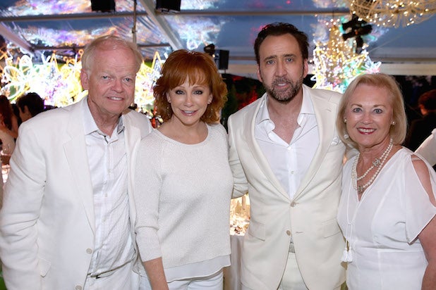 Jimmy Walker, Reba McEntire, Nicolas Cage and Nancy Walker Jimmy Walker, Reba McEntire, Nicolas Cage and Nancy Walker