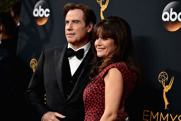 John Travolta Kelly Preston The Emmys John Travolta Kelly Preston The Emmys