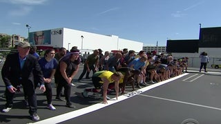 Usain Bolt Smokes Owen Wilson, James Corden and Entire Show Staff in Race (Video)