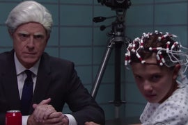 Eleven From ‘Stranger Things’ Uses Her Powers to Microwave Colbert’s Burrito (Video)