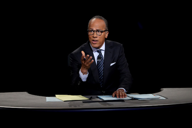 Lester Holt First Presidential Debate 2016