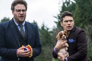 James Franco Seth Rogen Digby dog