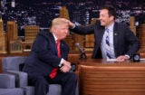 Jimmy Fallon donald Trump hair