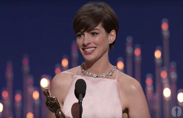 Anne Hathaway 'Pretended' to Be Happy Winning Oscar â€” But You Still Don't  Understand