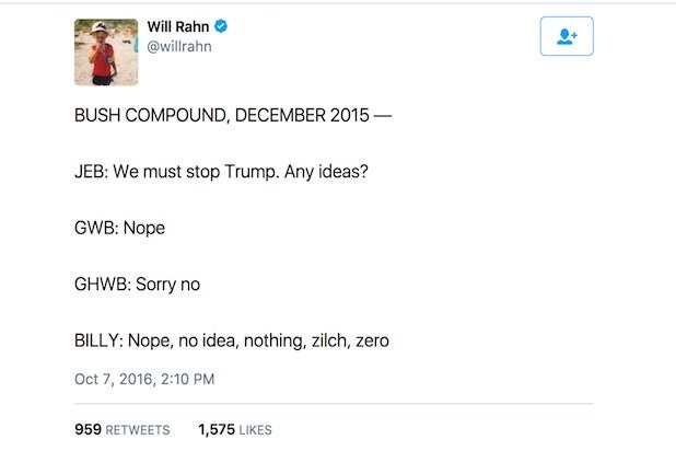 bush trump tweet
